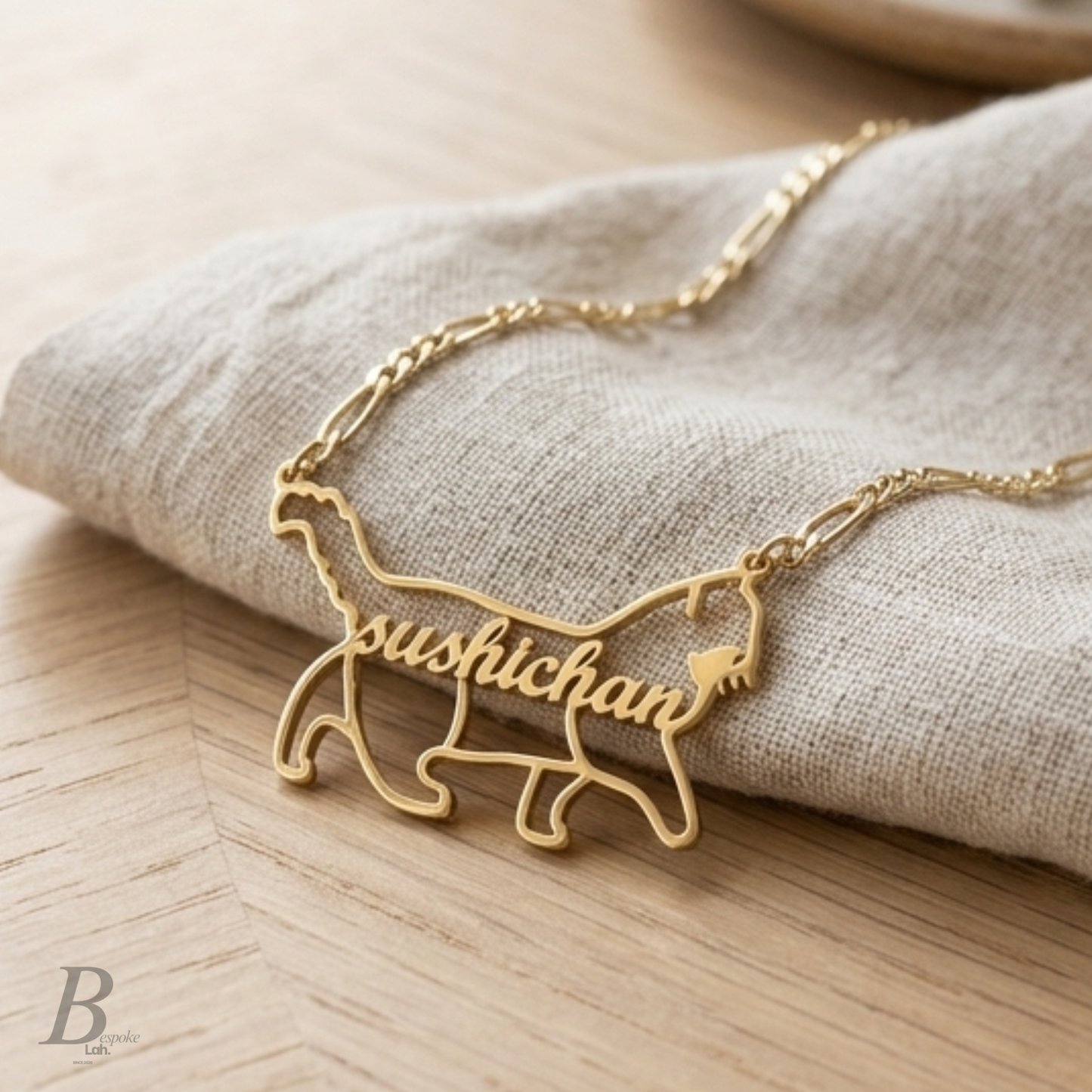 Cat Name Necklace