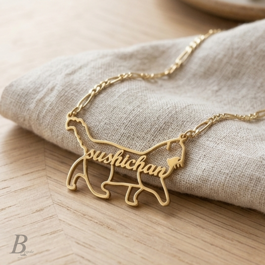 Cat Name Necklace