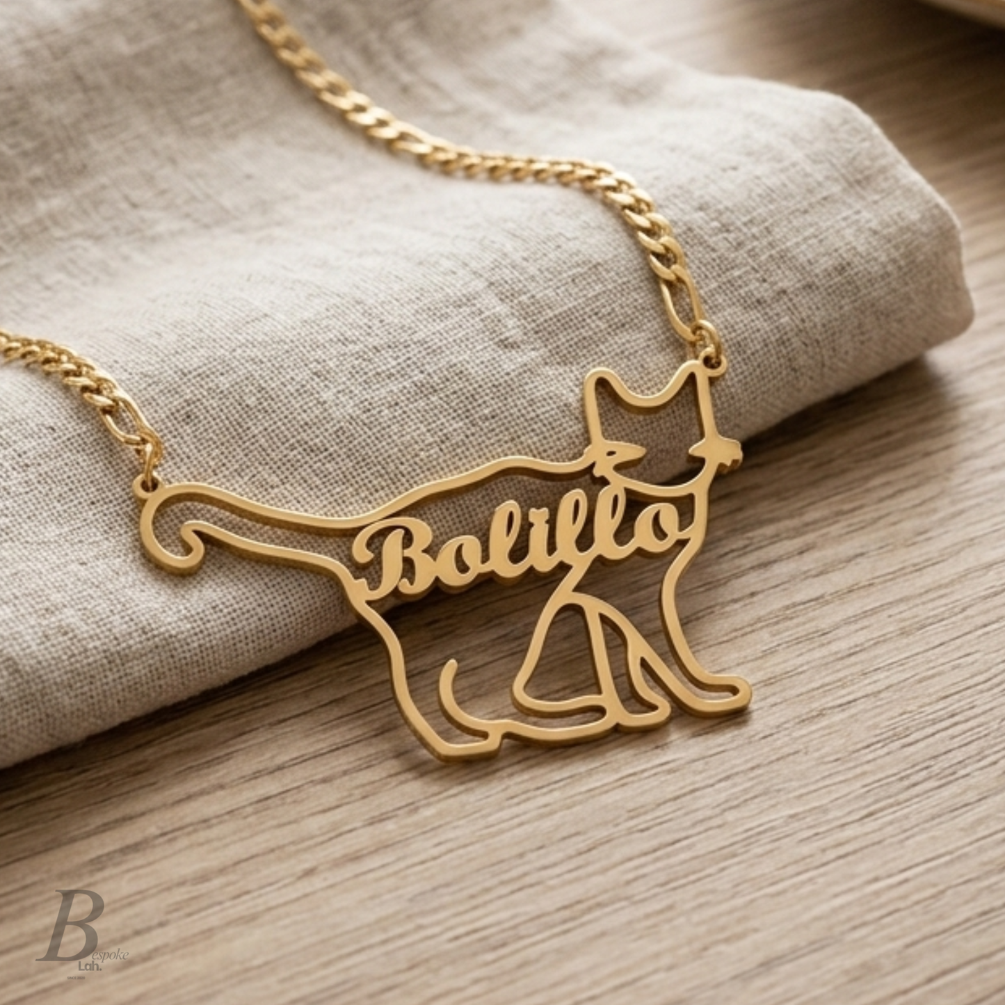 Cat Name Necklace